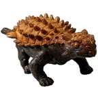 Saichania Dinosaur Toy 15 CM, Soft Rubber Jurassic Park Action Figure for Kids 3+