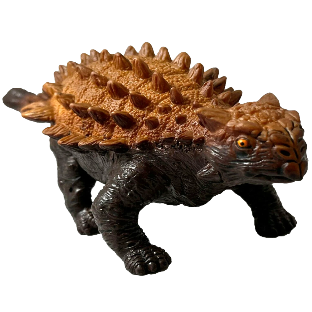 Saichania Dinosaur Toy 15 CM, Soft Rubber Jurassic Park Action Figure for Kids 3+