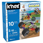 K’NEX Beginner Fun Fast Vehicles 10 Model Building Set Box Damaged
