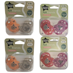 Tommee Tippee Fun Friends Baby Soothers 4 Pack 6-18 Months with Reusable Steriliser Pod