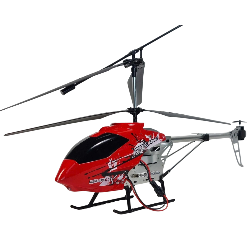 Remote Control Shark Helicopter 3.5ch 2.4ghz Metal Alloy Rc Helicopter Led Lights 14+