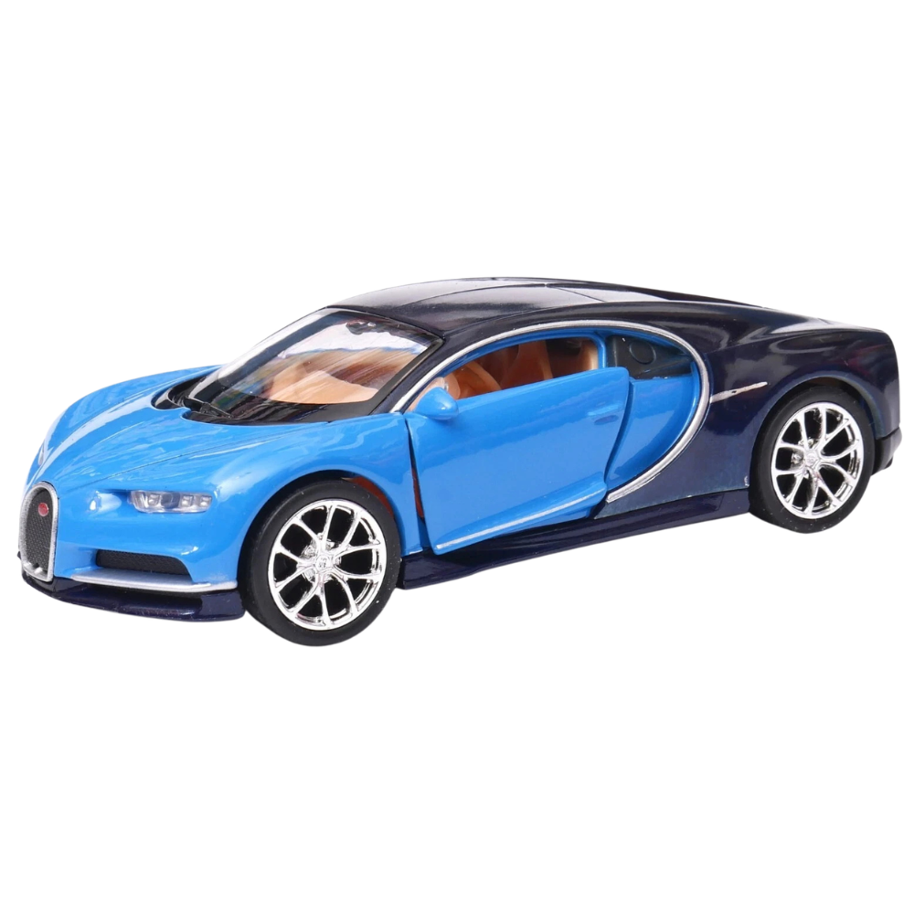 Welly Bugatti Chiron Sports Car 1:34–1:39 Scale Diecast Model Car Toy