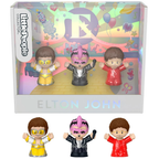 Fisher Price Little People Collector Elton John Special Edition 3 Figures 2.5 Inch Set New