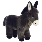 Aurora MiYoni Donkey Foal 28cm Soft Plush Stuffed Animal, Realistic Farm Animal Gift