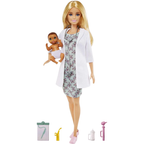 Barbie Baby Doctor Playset with Blonde Doll Infant Doll & Doctor Toy Accessories Set