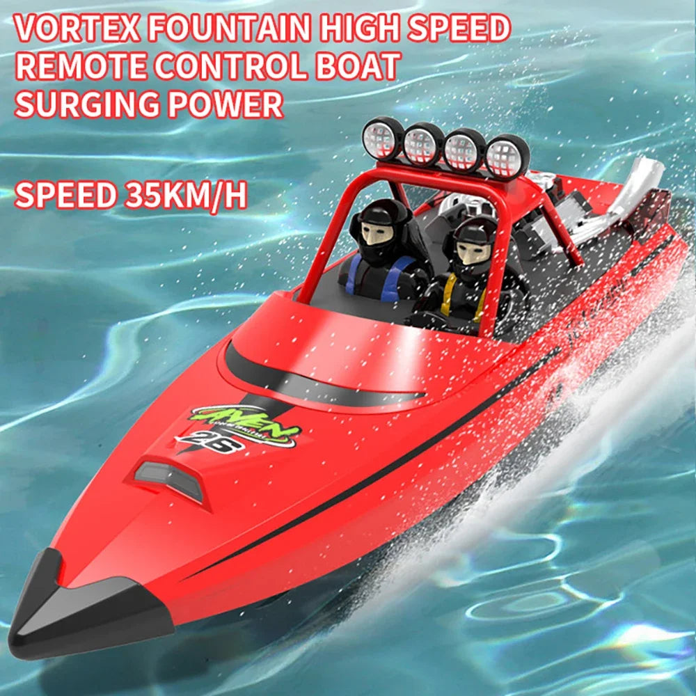 2.4GHz TY725 RC Turbojet High-Speed Remote Control Boat with Low Battery Alarm Toy