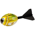 Flying Whistle Ball Lightweight Durable Foam Indoor & Outdoor Toy with Easy-Grip Handles for Kids