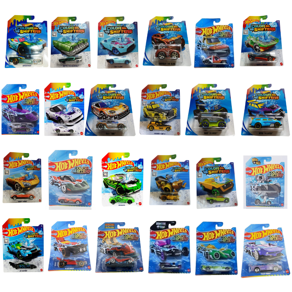 Hot Wheels Colour Shifters 1:64 Die-Cast Cars Choose Model Colour Changing Vehicle