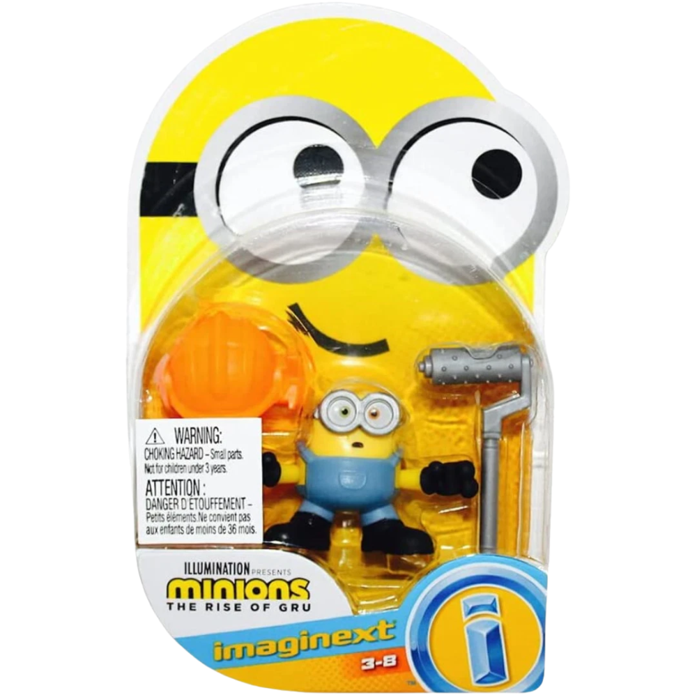 Despicable Me Minions Imaginext Stuart Figure with Helmet Battle Accessory Kids Toy Set