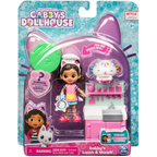 Gabby's Dollhouse Lunch & Munch Kitchen Playset 2 Figures Gabby Cakey Cat Kids 3+ New