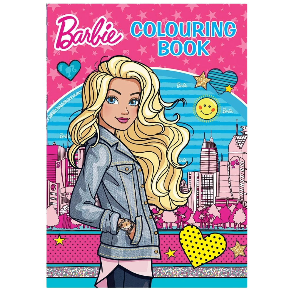 Barbie Colouring Book A4 Drawing Sheets for Kids Ages 3+ – 32 Fun Designs & Creative Activities