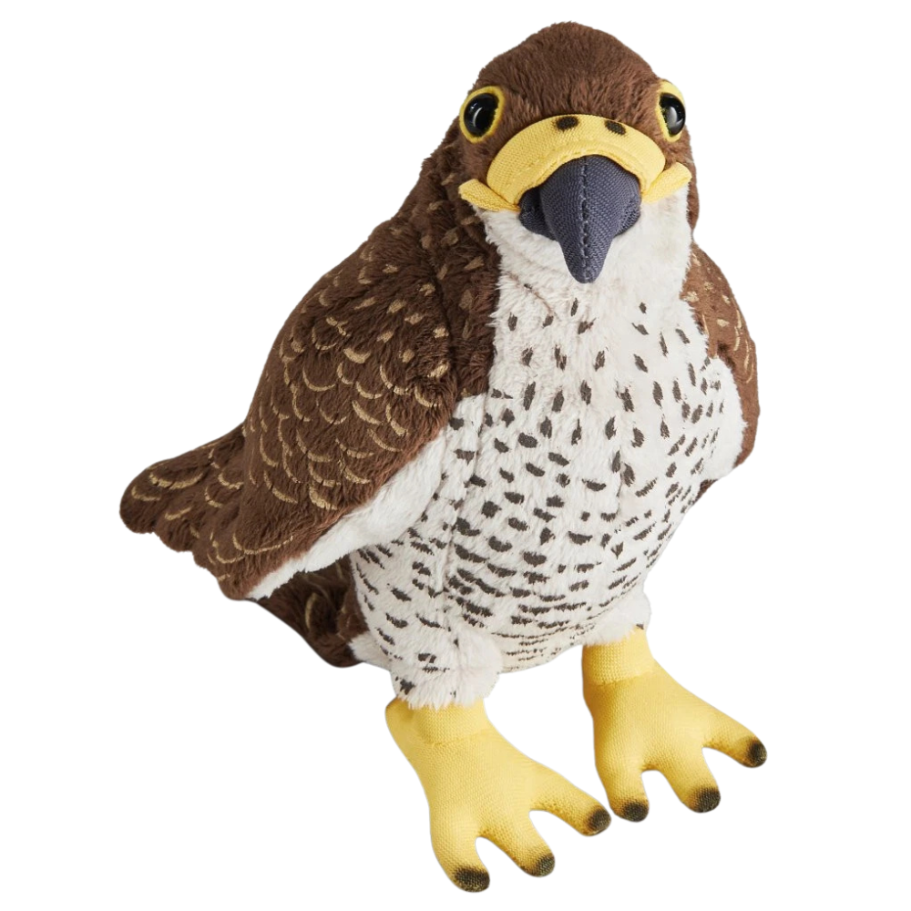 Living Nature Peregrine Falcon 19cm Plush Soft Toy Bird Teddy Wildlife Gift Cute Cuddly Toy