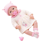 BiBi Doll Lily 20" Realistic Reborn Baby Doll Girl Dummy Bottle Dress