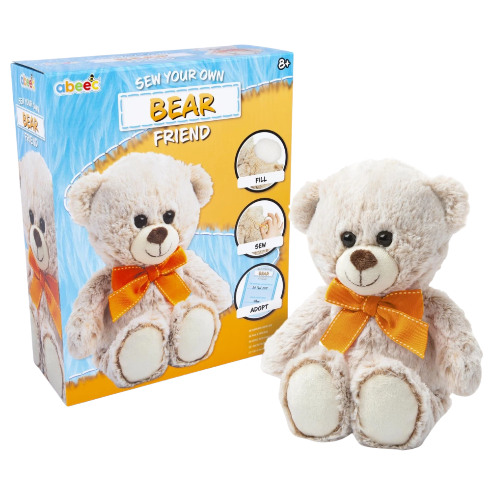 Abeec Sewing Kit for Kids Sew Your Own Teddy Bear Craft Kit for Boys and Girls Diy Set