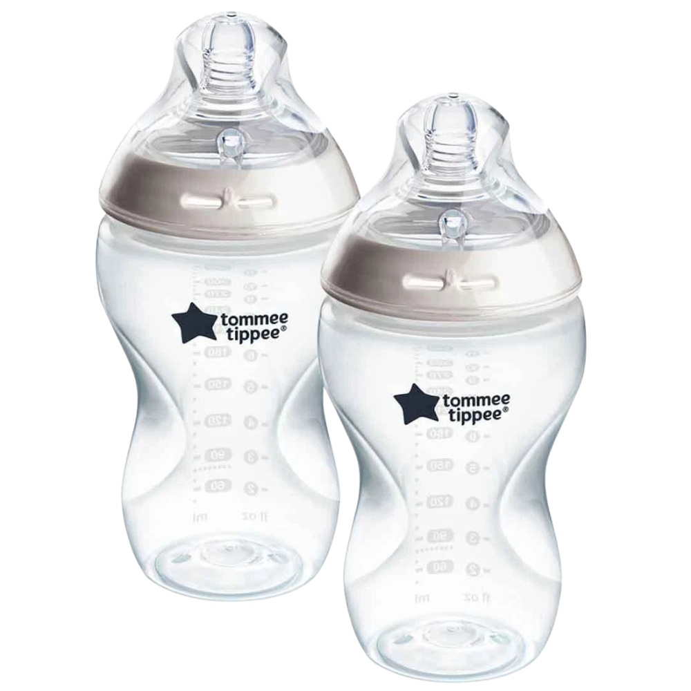 Tommee Tippee Natural Start Anti-Colic Baby Bottles 340ml Pack of 2