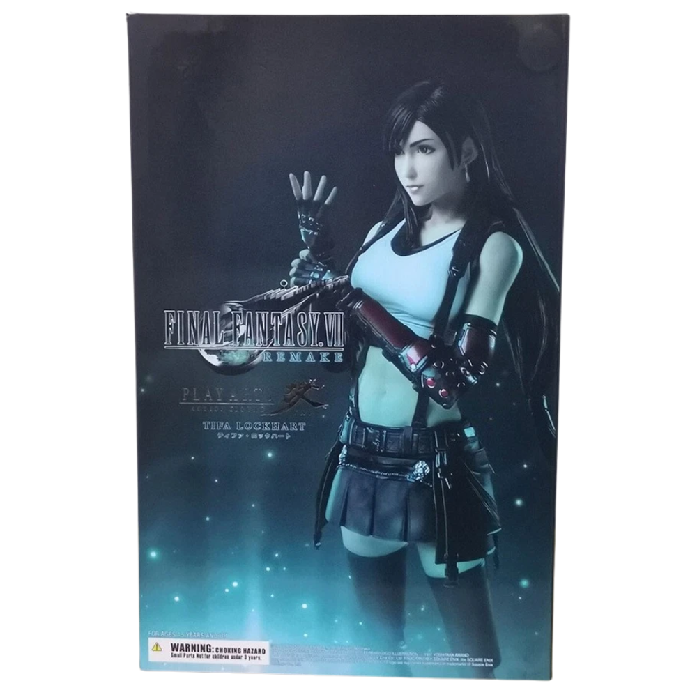 New Play Arts Kai Final Fantasy VII Remake Tifa Lockhart Action Figure Gift Toy