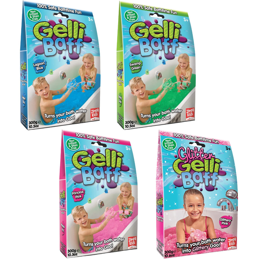 Gelli Baff Slime Bath Powder for Kids Non-Toxic Colourful Goo Outdoor Water Play