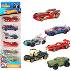 6PCS Pixar Avengers Cars Toy Set 1:64 Die-Cast Racing Vehicles Kids Gift Collection