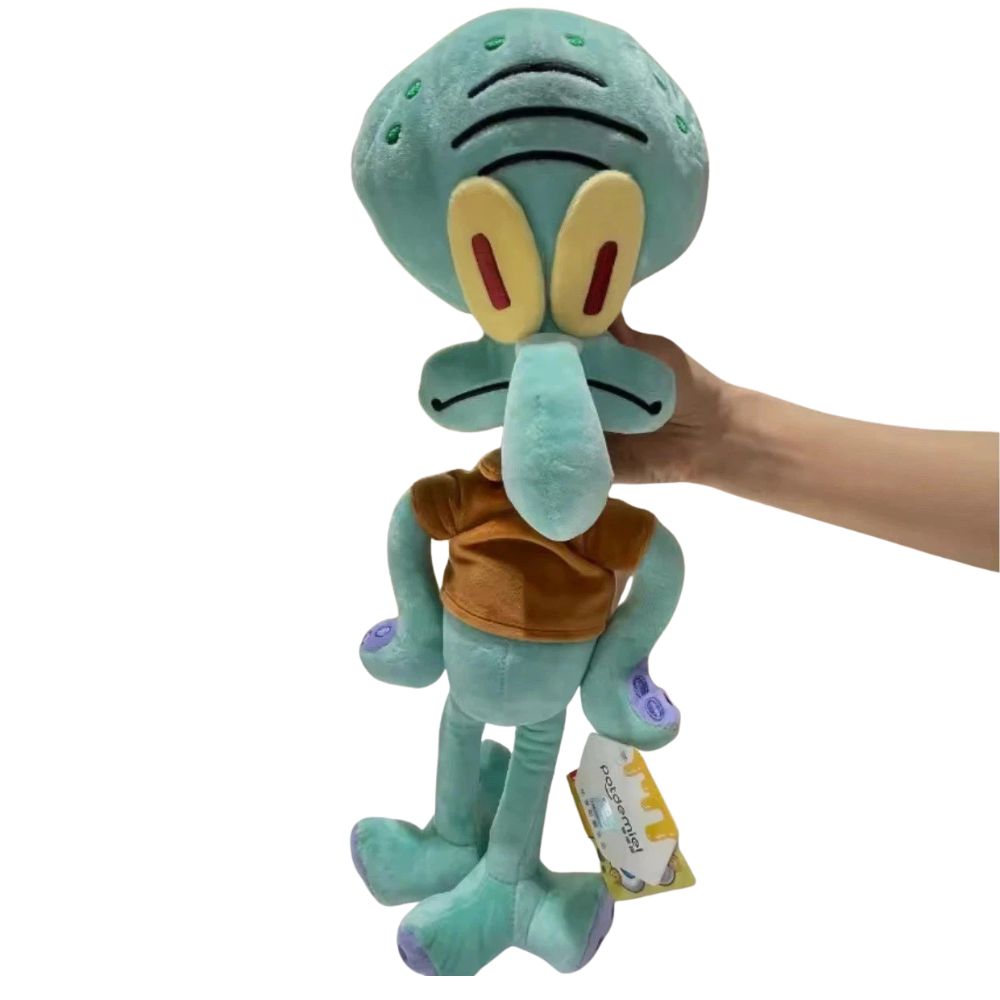 Spongebob Squarepants Squidward Plush Soft Toy Teddy 40cm Cuddly Cartoon Character Gift Kids Collectors