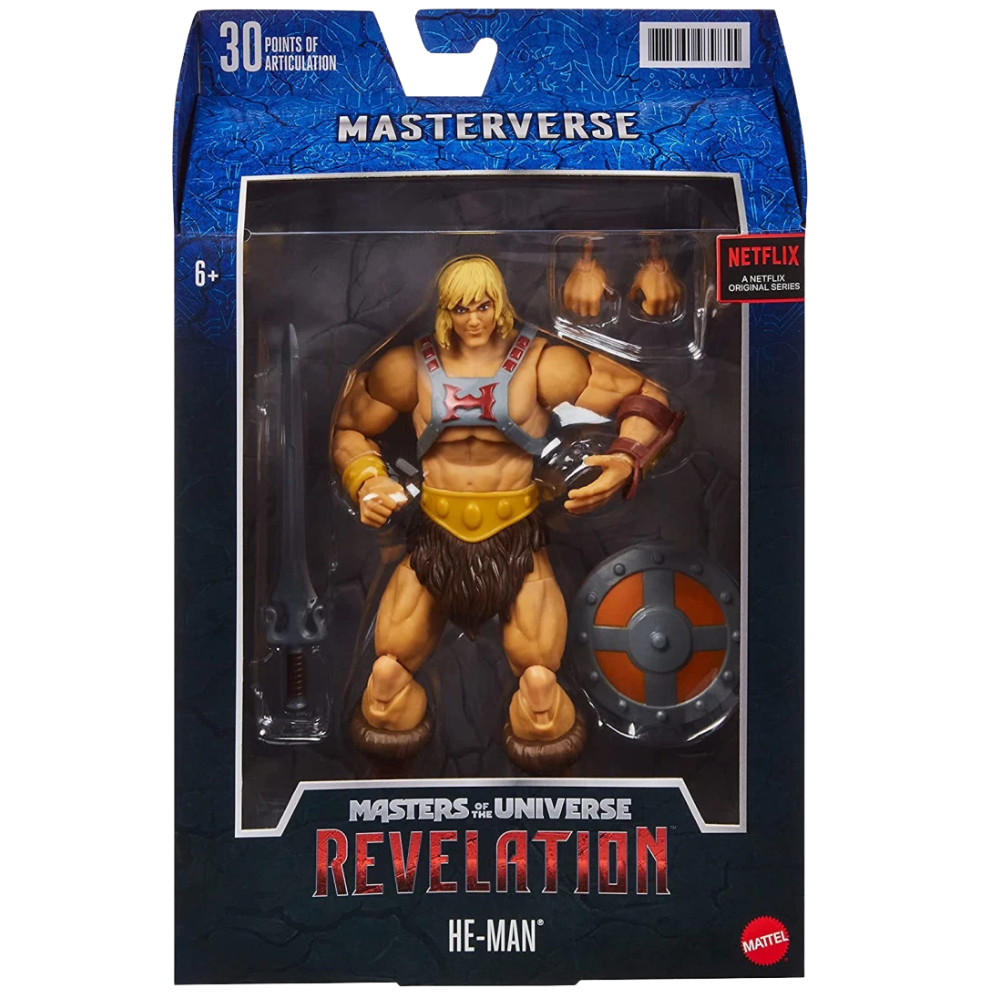 Masters of the Universe Revelation He-Man 7-Inch Masterverse Action Figure Mattel Toy Gift