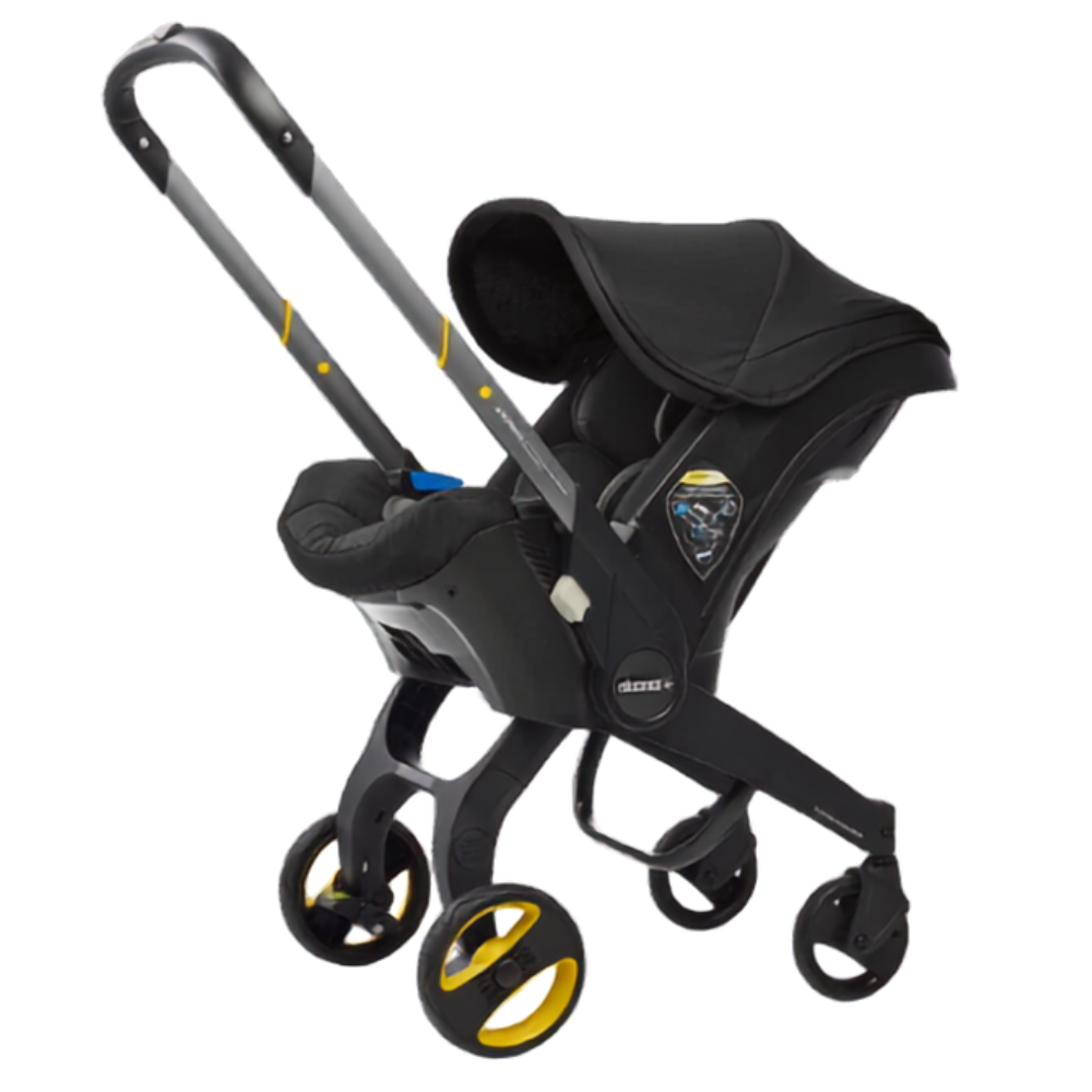 Doona+ Baby Car Seat & Travel Stroller Convertible Pushchair Infant Car Seat Black