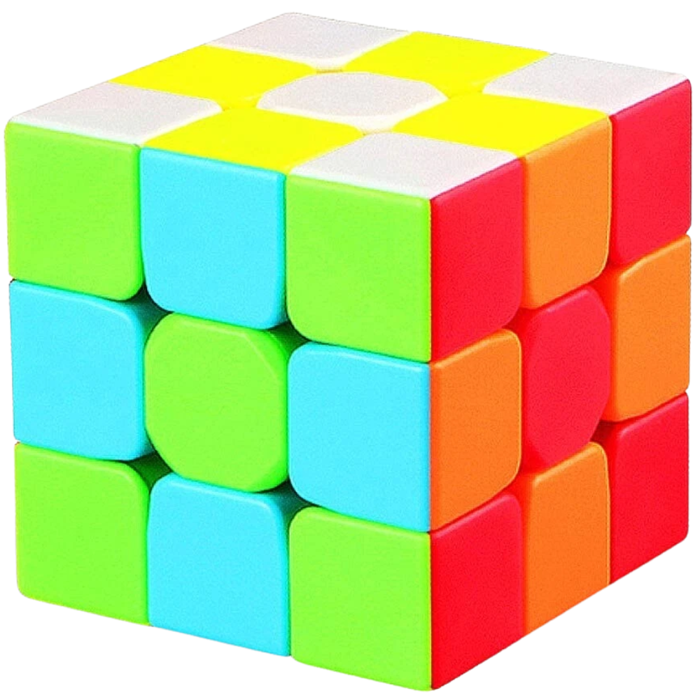 3x3 Speed Cube Magic Puzzle Toy Stickerless Smooth Fast Turning Cube for Kids Adults