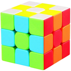3x3 Speed Cube Magic Puzzle Toy Stickerless Smooth Fast Turning Cube for Kids Adults
