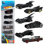 6PCS Batman Batmobile Toy Cars Set 1:64 Scale Mini Racing Vehicles Kids Gift Collection