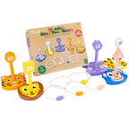 abeec Wooden Ring Toss Game FSC Wood Toddler Outdoor Learning Sensory Toy