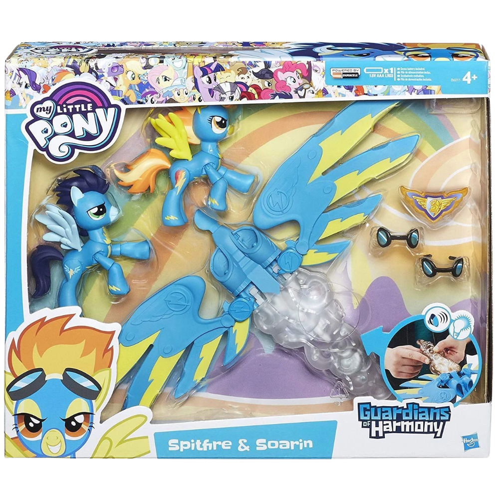 Hasbro My Little Pony B6011 Guardians of Harmony Wonderbolts Sonic Boom Playset Toy