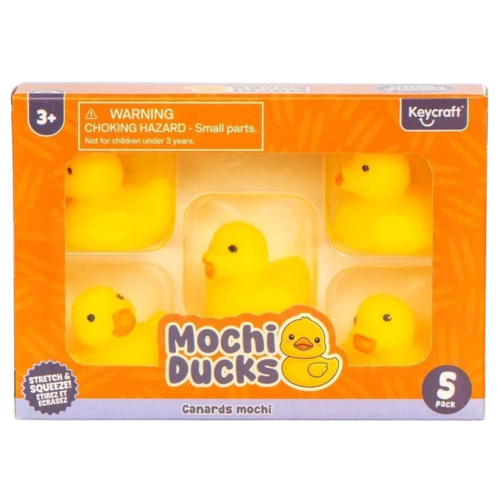 5PCS Mochi Duck Squishy Toys Stretchy Sensory Kids Party Bag Fillers