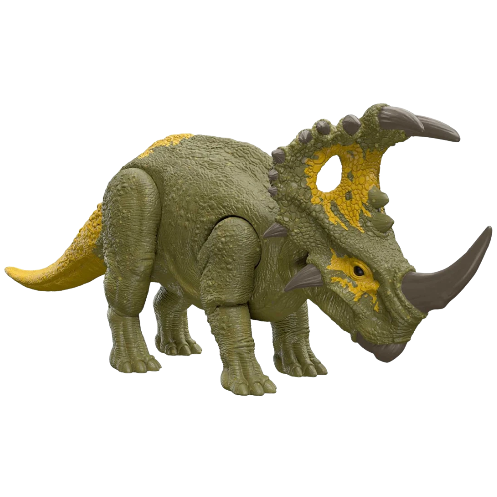 Jurassic World Dominion Roar Strikers Sinoceratops Dinosaur Action Figure Sound Attack Toy