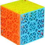 QiYi DNA 3x3 Speed Cube Puzzle Stickerless Smooth Magic Cube Toy for Kids Adults