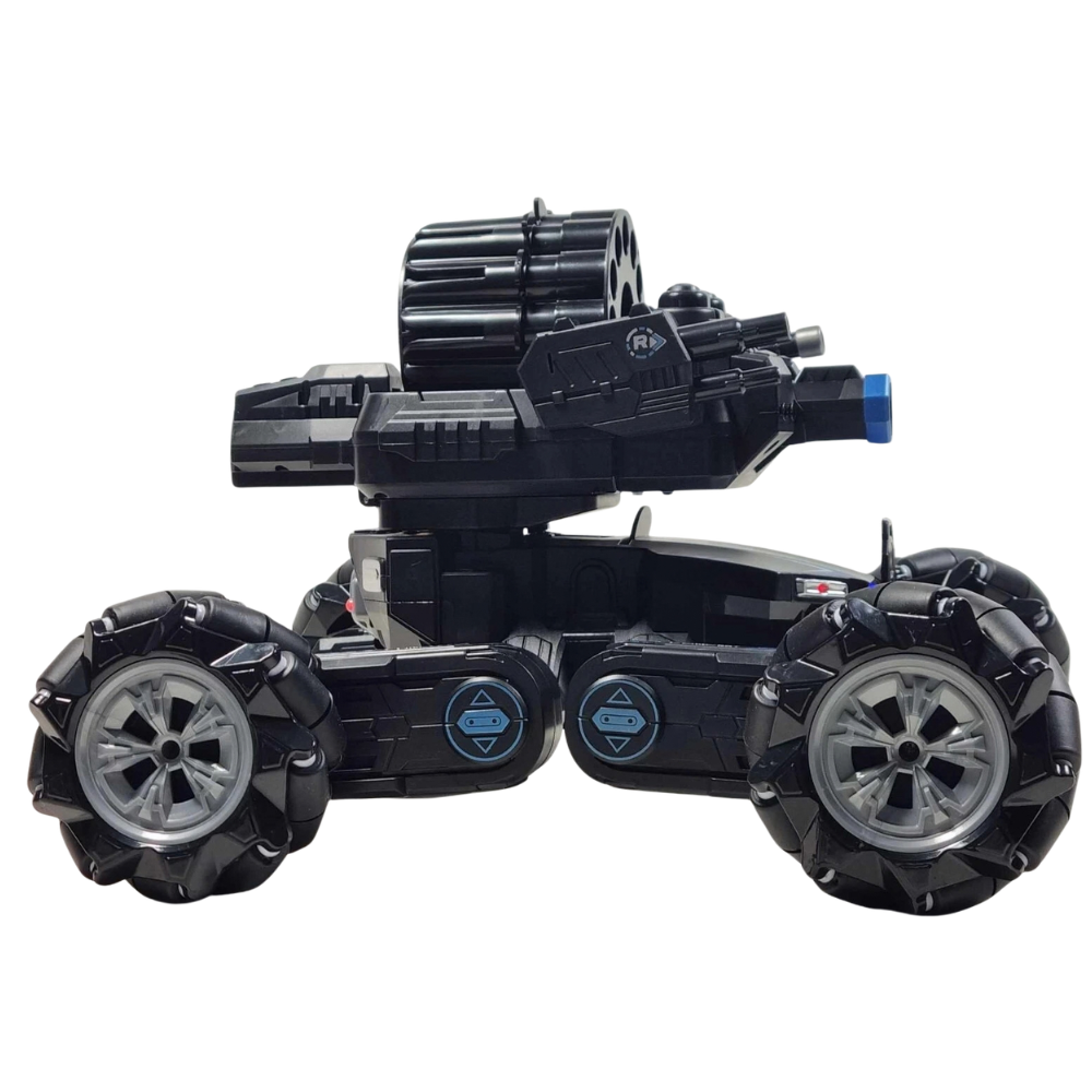 Rc Battle Tank 4wd Soft Dart Gun Smoking Effects Led Lights Remote Control Kids 8+