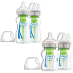 Dr. Brown’s Options+ Anti-Colic Glass Baby Bottles Twin Pack, 150ml or 270ml Newborn