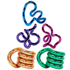 Tangle Jr Smooth Metallic Sensory Fidget Toy Tactile Stress Relief Autism Adhd Special Needs