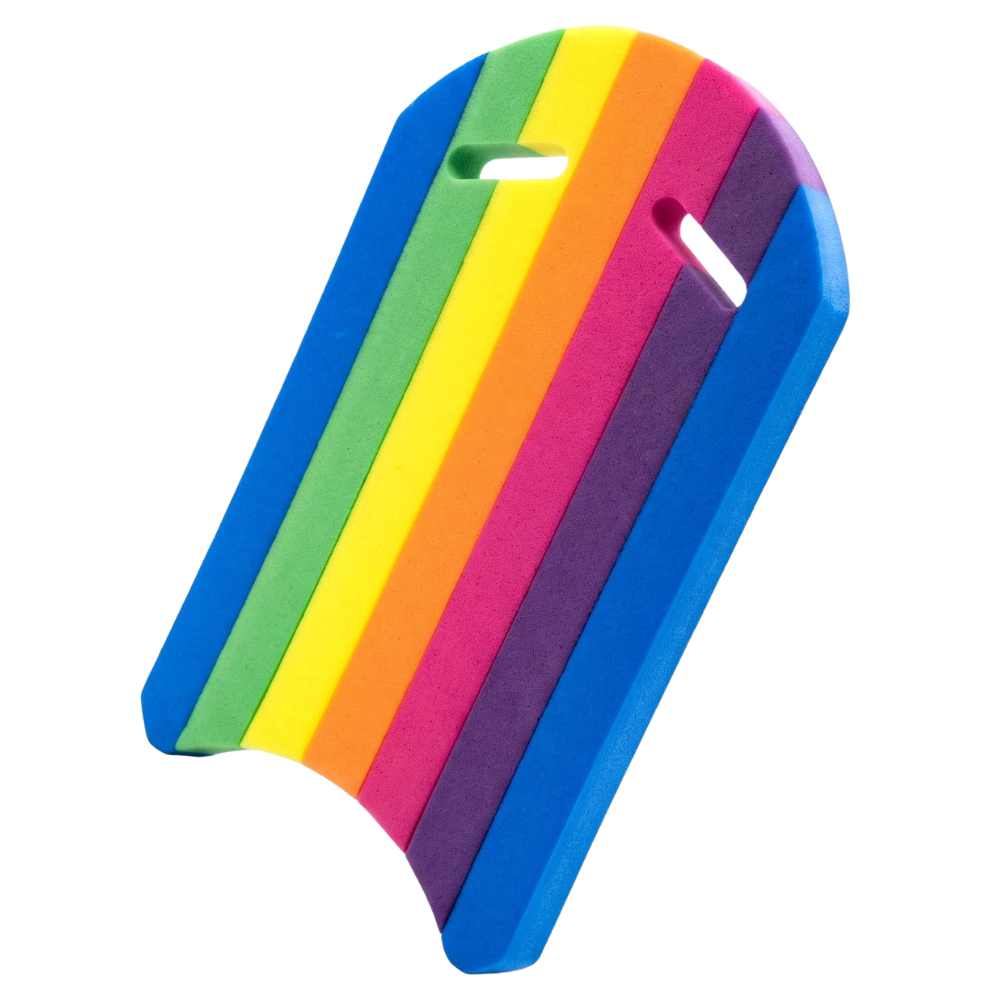 Rainbow Swimming Kickboard Lightweight EVA Foam Swim Board for Kids & Adults