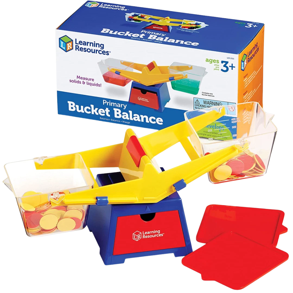 Learning Resources Primary Bucket Balance New Kids Educational Math Learning Toy Set