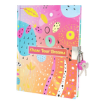 Abeec Secret Diary for Girls with Lock & Keys Chase Your Dreams A5 Journal Writing Gift
