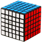 Qiyi 6x6 Magic Cube Puzzle Toy Black Super Smooth Fast Speed Cube for Brain Training