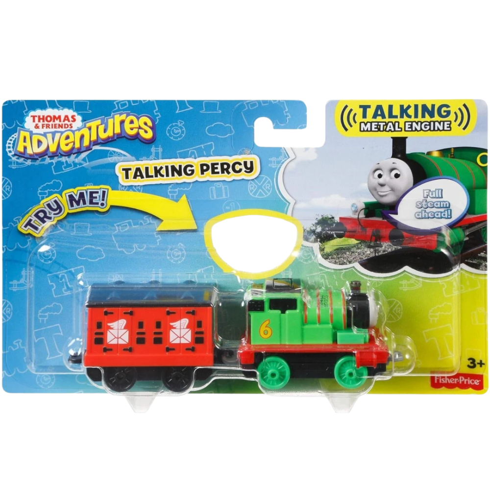 Thomas & Friends Adventures Talking Percy Diecast Metal Train Engine Toy