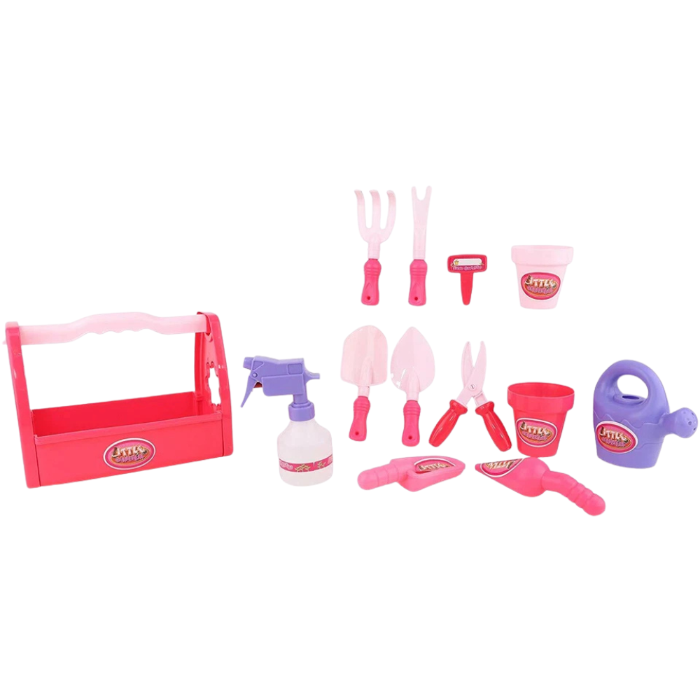Toyland Little Gardeners 13 Piece Kids Gardening Tool Set Outdoor Play 3+