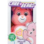 Care Bears Love-A-Lot Bear 22cm Bean Plush Soft Toy Cuddly Collectible Gift Age 4+