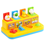 Pop-Up Farm Yard Toy Animals Friends Baby Toddler Cause & Effect Activity Toy