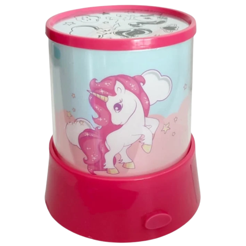 12cm Kids Colour Changing LED Projector Night Light Lamp