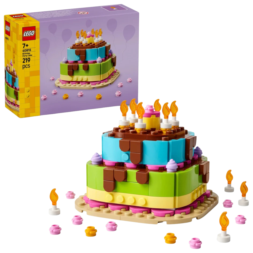 Lego Birthday Party Cake Building Set Creative Construction Toy Fun Gift for Kids