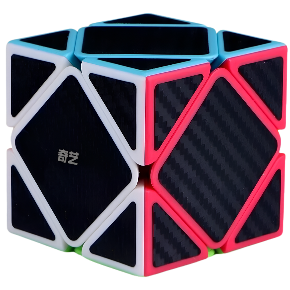 MoYu Skewb Cube Puzzle with Carbon Fibre Design Smooth Turning Magic Cube Toy for Kids Adults