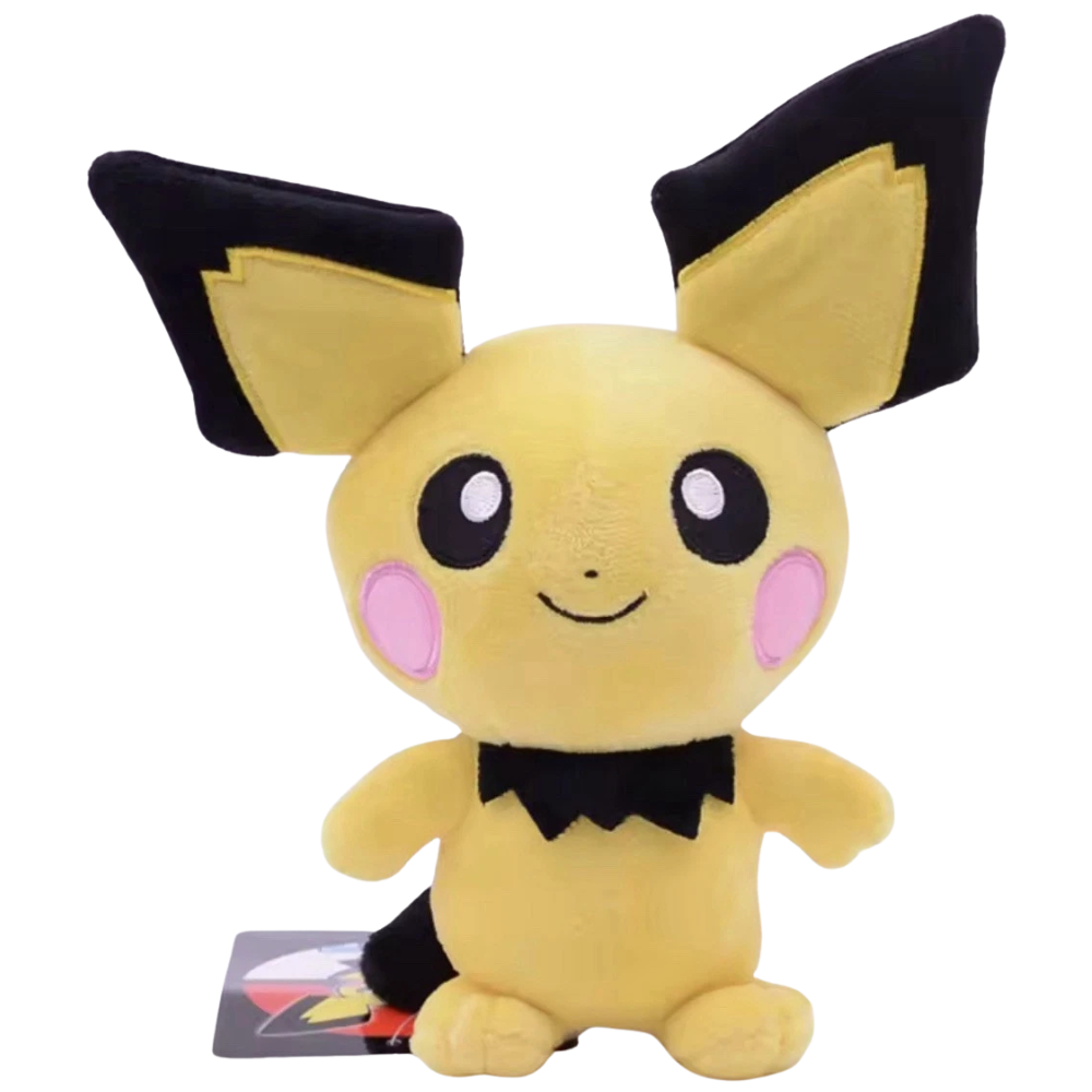 Pokémon Pichu Plush Soft Toy 20cm Cute Electric Type Cuddly Teddy Kids Collectible Gift