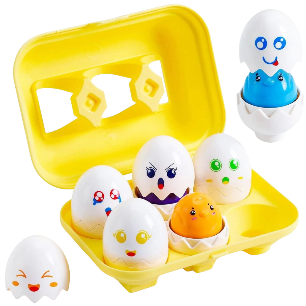 Matching Eggs Toy Shape Colour Sorter for Babies & Toddlers Educational Sensory Puzzle Game