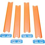 Hot Wheels Track Builder Orange Straight Track Pack 1.2m Racing Stunt Set Kids Toy 4+